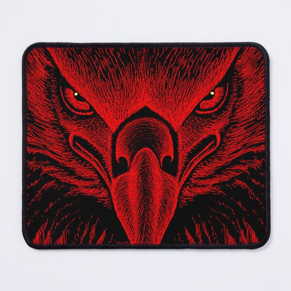 Item preview, AWESOME INTENSE EAGLE PORTRAIT deep red designed and sold by THE AMERICAN TEEVANGELIST.