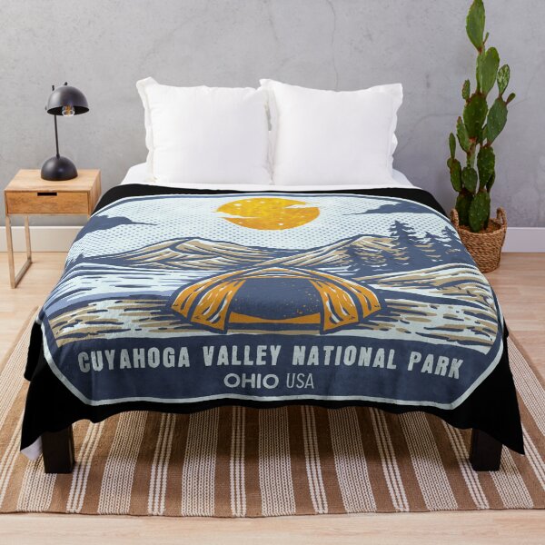 Item preview, Cuyahoga National Park Vintage Sunset Camp designed and sold by JordanHolmes.