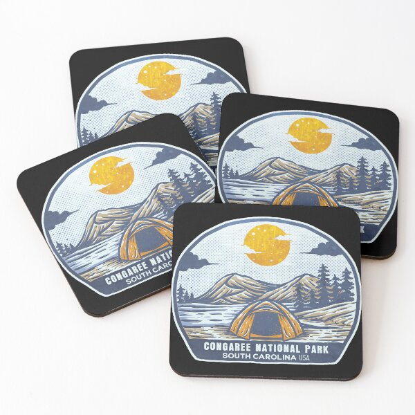Item preview, Congaree National Park Vintage Sunset Camp designed and sold by JordanHolmes.