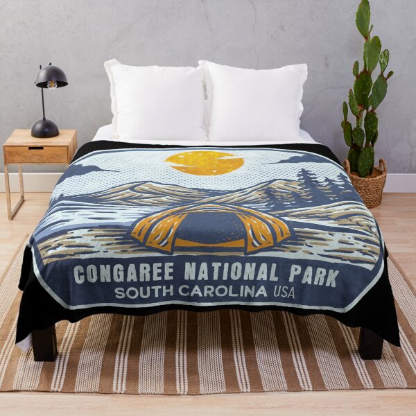 Item preview, Congaree National Park Vintage Sunset Camp designed and sold by JordanHolmes.