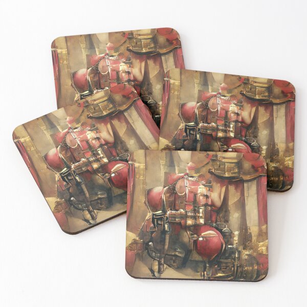 Item preview, IA: rojo y dorado designed and sold by ArtRicah.