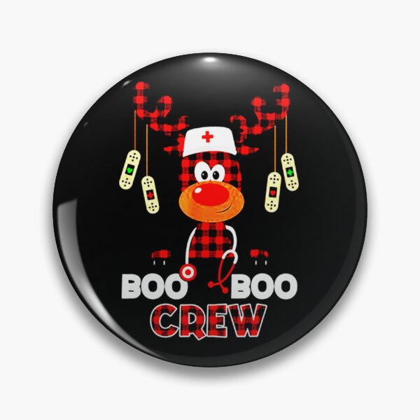 Item preview, Meme Boo Boo Crew Reindeer Nurse designed and sold by BufFord71.