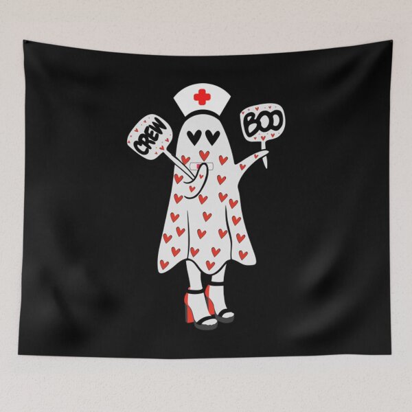 Item preview, Meme Boo Boo Crew Cute Nurse Ghost Costume Girls designed and sold by BufFord71.