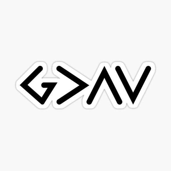 Item preview, God is Greater than Highs and Lows designed and sold by elizaldesigns.