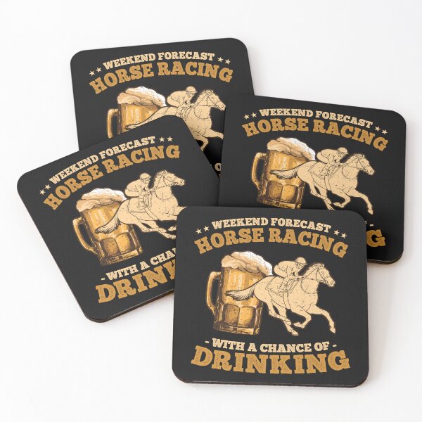 Item preview, Weekend Forecast Horse Racing with a Chance of Drinking designed and sold by grinta2021.