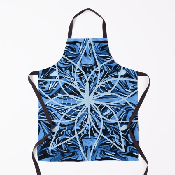 Item preview, Fluid Art Design - Marble Technique Mandala Digital Pattern Blue designed and sold by AussieMuma.