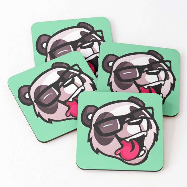 Item preview, funny panda with glasses designed and sold by si3iy.