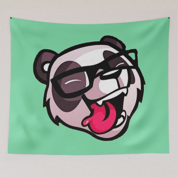 Item preview, funny panda with glasses designed and sold by si3iy.