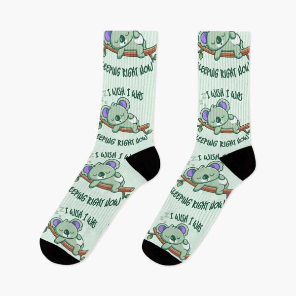 Item preview, I Wish I Was Sleeping Right Now Green Koala designed and sold by everything4eva.