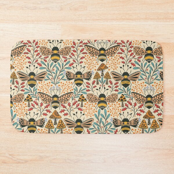 Bee kingdom warm Bath Mat