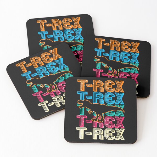 Item preview, Colorful retro T-Rex designed and sold by Mila1946.
