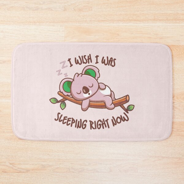 Item preview, I Wish I Was Sleeping Right Now Pink Koala designed and sold by everything4eva.