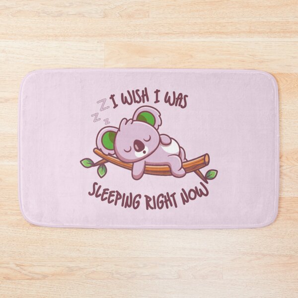 Item preview, I Wish I Was Sleeping Right Now Pink Koala designed and sold by everything4eva.
