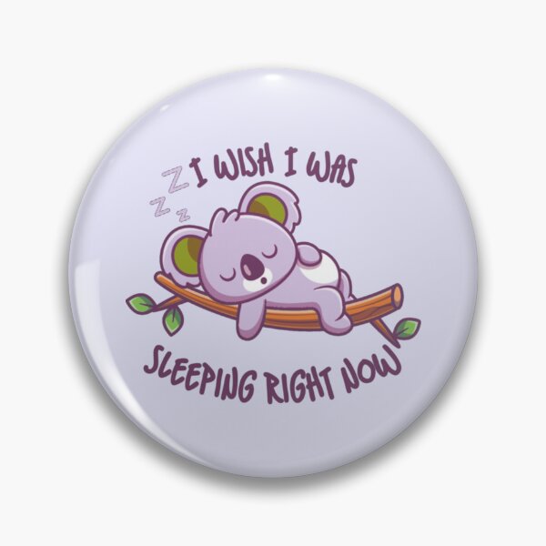 Item preview, I Wish I Was Sleeping Right Now Purple Koala designed and sold by everything4eva.