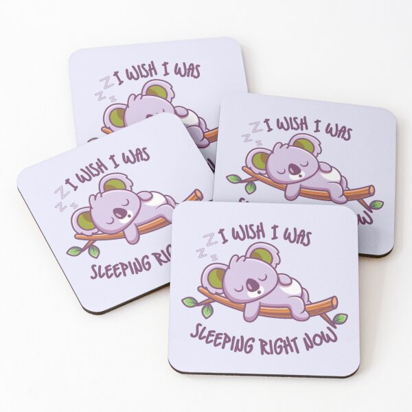 Item preview, I Wish I Was Sleeping Right Now Purple Koala designed and sold by everything4eva.