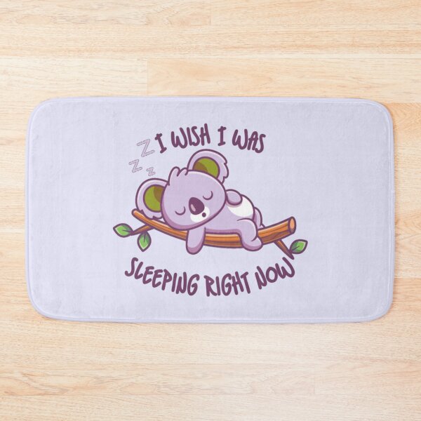 Item preview, I Wish I Was Sleeping Right Now Purple Koala designed and sold by everything4eva.