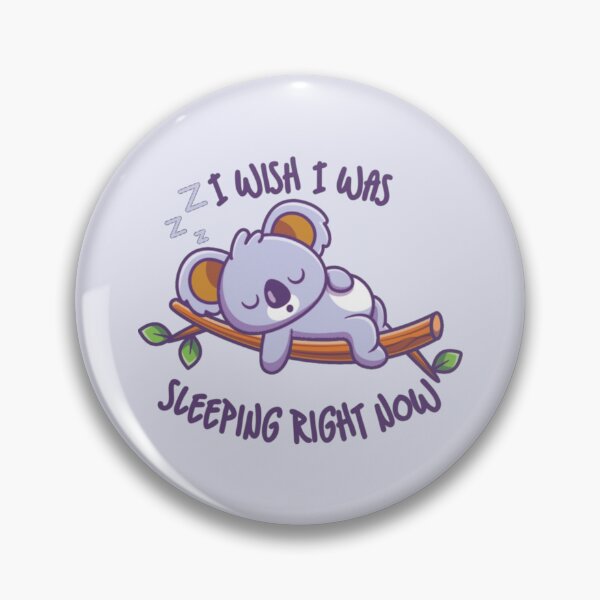 Item preview, I Wish I Was Sleeping Right Now Purple Koala designed and sold by everything4eva.