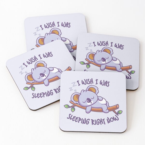 Item preview, I Wish I Was Sleeping Right Now Purple Koala designed and sold by everything4eva.