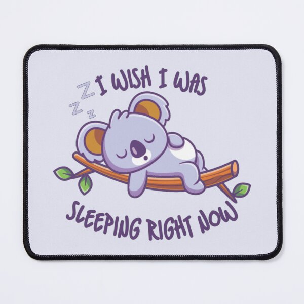 Item preview, I Wish I Was Sleeping Right Now Purple Koala designed and sold by everything4eva.