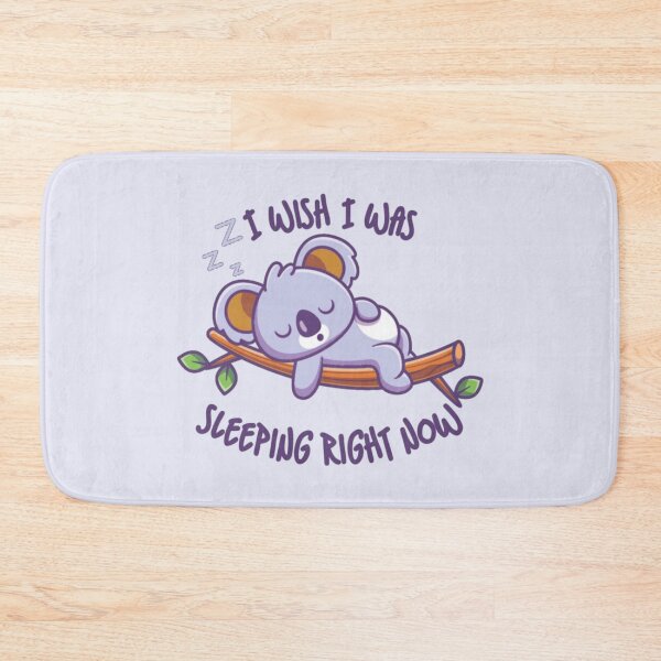 Item preview, I Wish I Was Sleeping Right Now Purple Koala designed and sold by everything4eva.