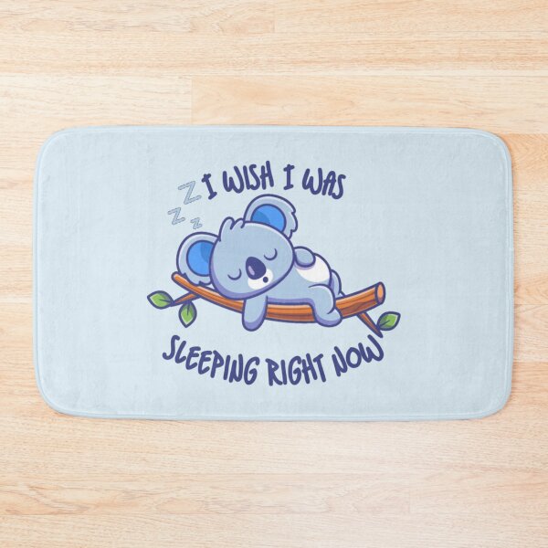 Item preview, I Wish I Was Sleeping Right Now Blue Koala designed and sold by everything4eva.