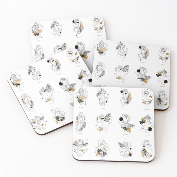 Item preview, illustration line art olympian gods set designed and sold by cute--world.
