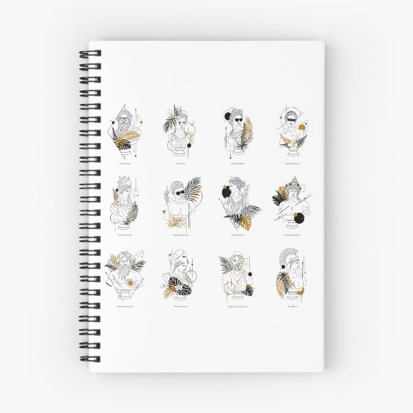 Item preview, illustration line art olympian gods set designed and sold by cute--world.