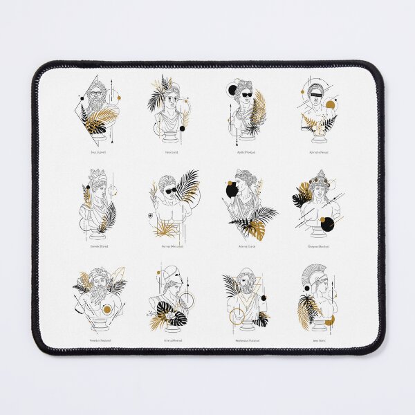 Item preview, illustration line art olympian gods set designed and sold by cute--world.