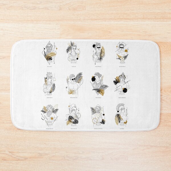 Item preview, illustration line art olympian gods set designed and sold by cute--world.