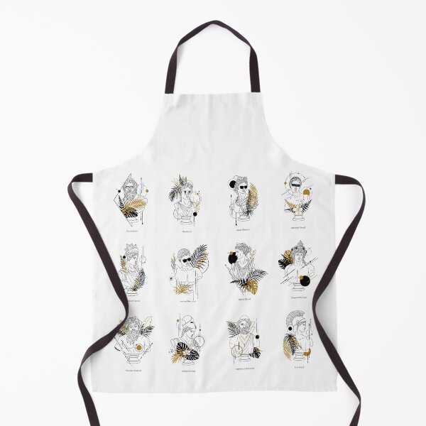 Item preview, illustration line art olympian gods set designed and sold by cute--world.
