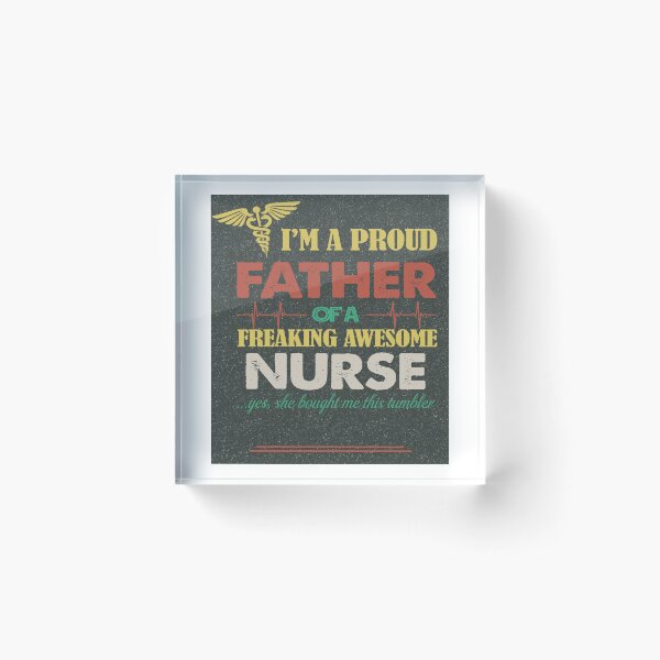 Item preview, Im A Proud Father Of A Awesome Nurse Vintage designed and sold by Lewerenz.