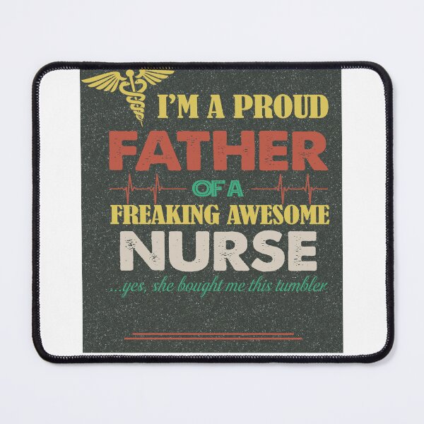 Item preview, Im A Proud Father Of A Awesome Nurse Vintage designed and sold by Lewerenz.