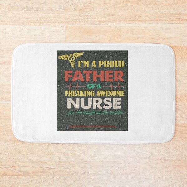 Item preview, Im A Proud Father Of A Awesome Nurse Vintage designed and sold by Lewerenz.