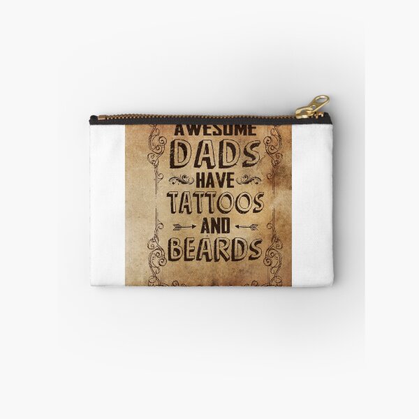 Item preview, Awesome Dads Have Tattoos and Beards vintage designed and sold by Lewerenz.