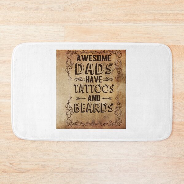 Item preview, Awesome Dads Have Tattoos and Beards vintage designed and sold by Lewerenz.