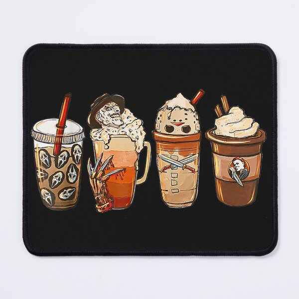 Item preview, Horror Fall Coffee Pumpkin Spice Latte Iced Autumn Halloween designed and sold by Tyonnamodel.