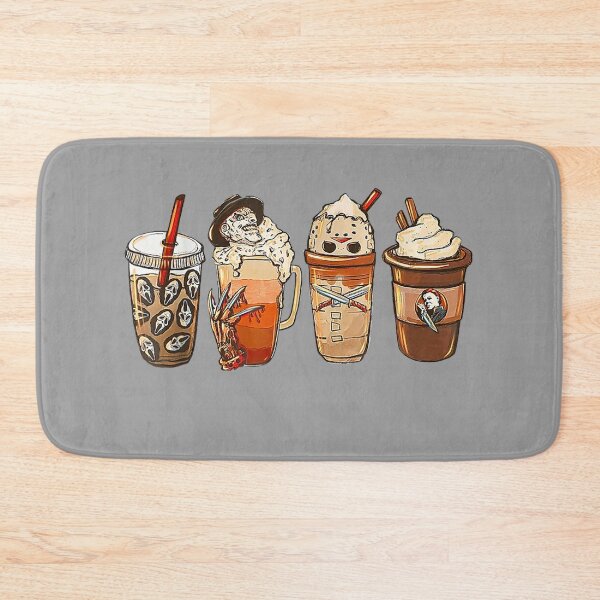 Item preview, Horror Fall Coffee Pumpkin Spice Latte Iced Autumn Halloween designed and sold by Tyonnamodel.