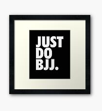 Brazilian Jiu Jitsu (BJJ) Framed Print