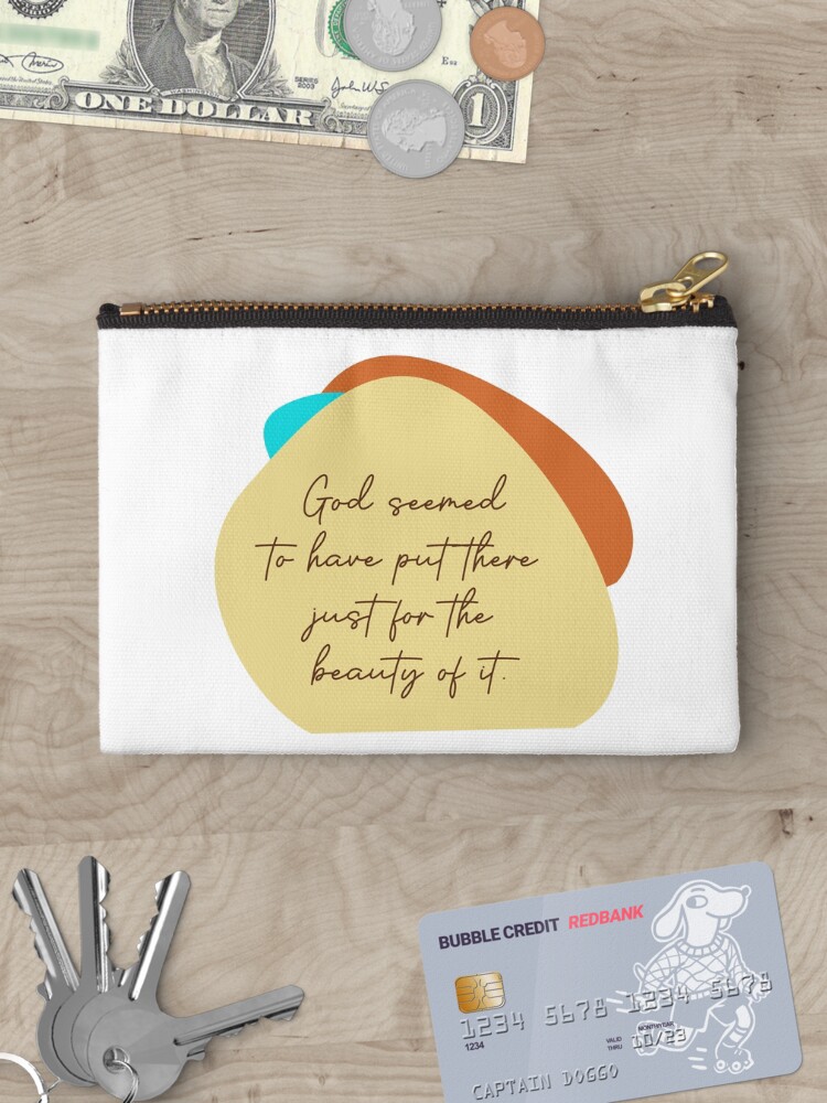 Thumbnail 3 of 4, Zipper Pouch, Beauty Of It designed and sold by newmariaph.