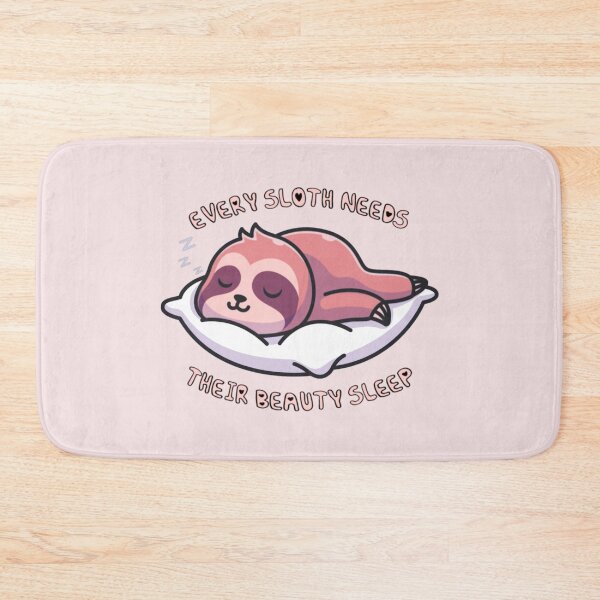 Item preview, Every Sloth Needs Their Beauty Sleep Pink designed and sold by everything4eva.