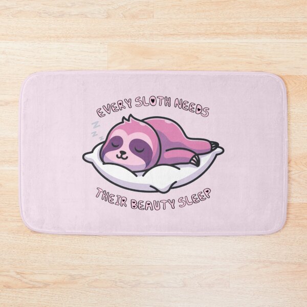 Item preview, Every Sloth Needs Their Beauty Sleep Pink designed and sold by everything4eva.