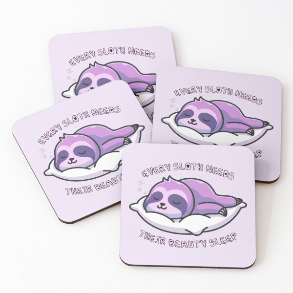 Item preview, Every Sloth Needs Their Beauty Sleep Purple designed and sold by everything4eva.