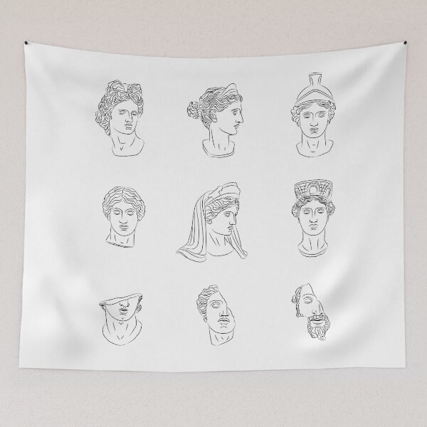 Item preview, simple line art olympian gods set v2 designed and sold by cute--world.