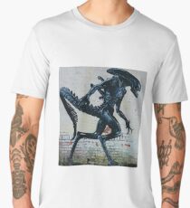 Alien Graffiti - Sci Fi Men's Premium T-Shirt