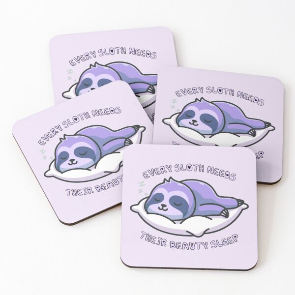 Item preview, Every Sloth Needs Their Beauty Sleep Purple designed and sold by everything4eva.