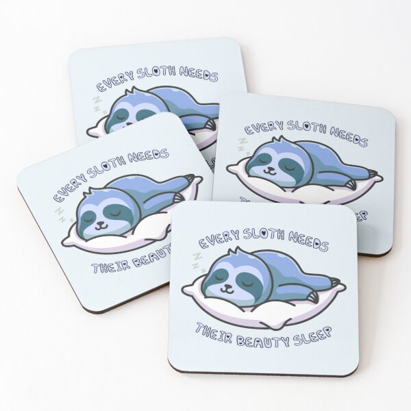 Item preview, Every Sloth Needs Their Beauty Sleep Blue designed and sold by everything4eva.