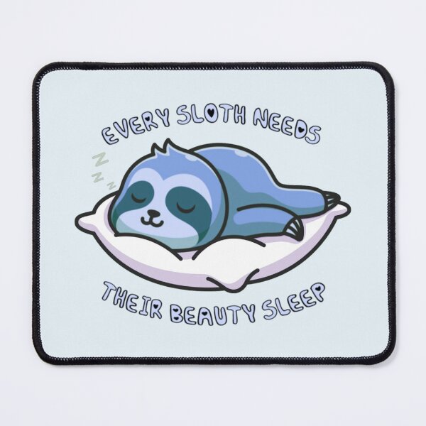 Item preview, Every Sloth Needs Their Beauty Sleep Blue designed and sold by everything4eva.