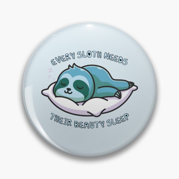 Item preview, Every Sloth Needs Their Beauty Sleep Blue designed and sold by everything4eva.