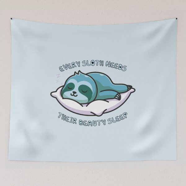 Item preview, Every Sloth Needs Their Beauty Sleep Blue designed and sold by everything4eva.