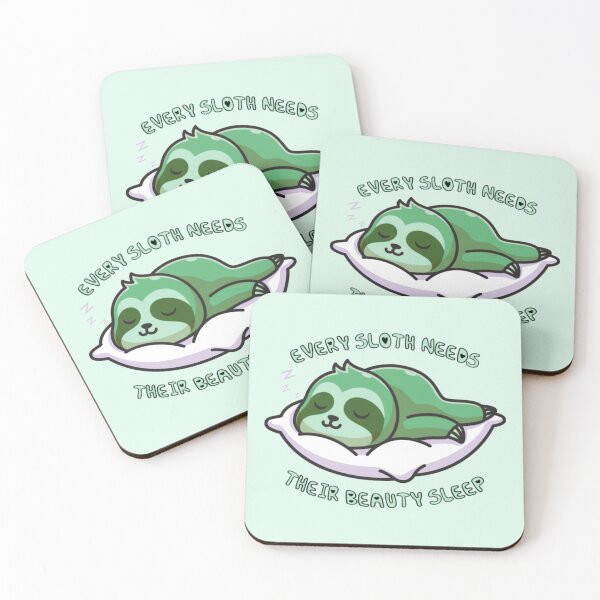 Item preview, Every Sloth Needs Their Beauty Sleep Green designed and sold by everything4eva.
